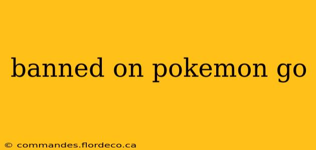 banned on pokemon go
