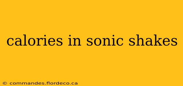 calories in sonic shakes
