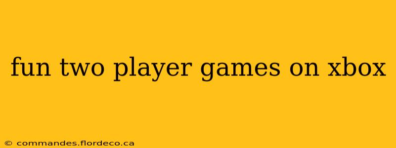 fun two player games on xbox