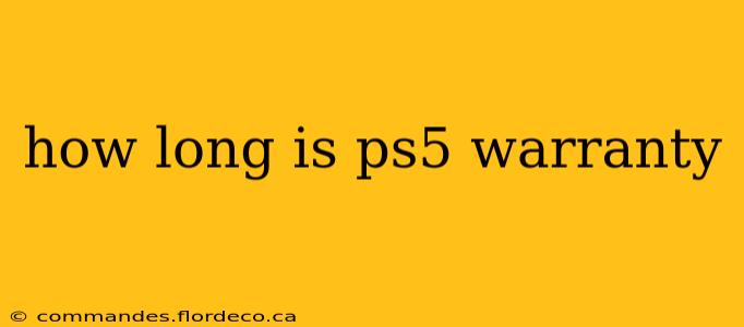 how long is ps5 warranty