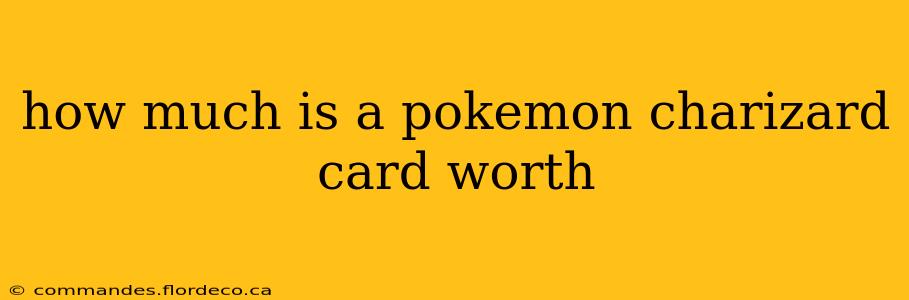 how much is a pokemon charizard card worth