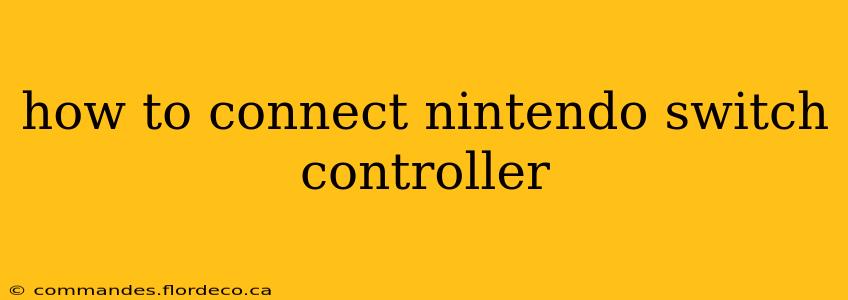 how to connect nintendo switch controller