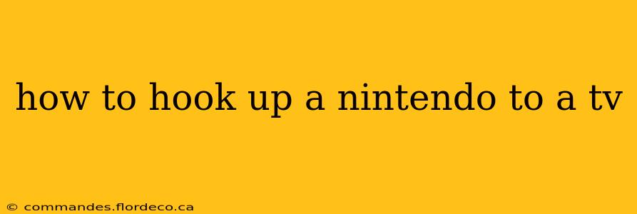 how to hook up a nintendo to a tv