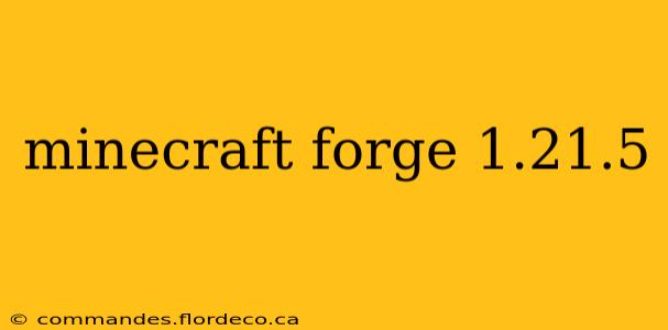 minecraft forge 1.21.5