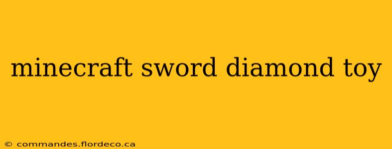 minecraft sword diamond toy