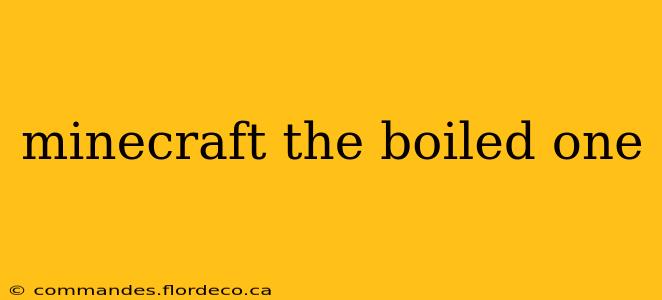 minecraft the boiled one