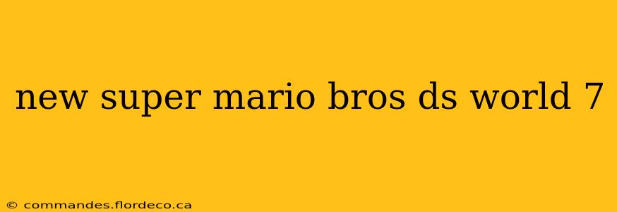 new super mario bros ds world 7