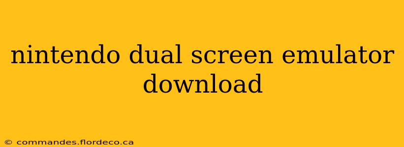nintendo dual screen emulator download