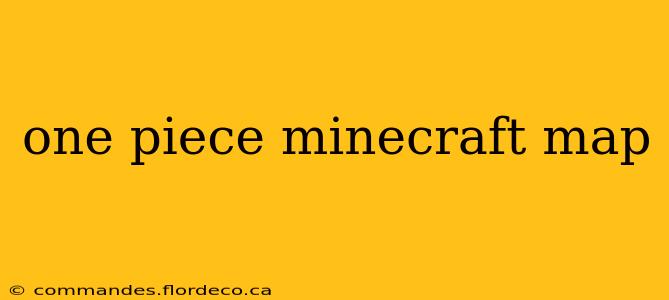 one piece minecraft map