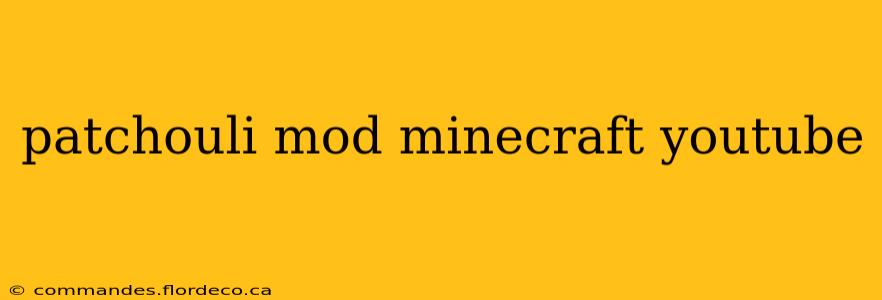 patchouli mod minecraft youtube