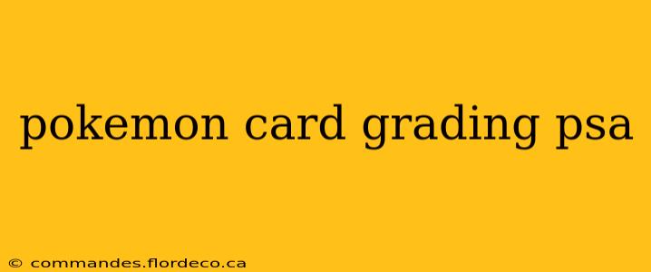 pokemon card grading psa