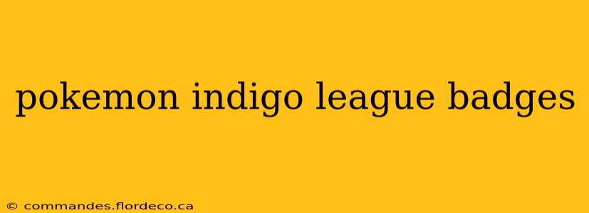 pokemon indigo league badges