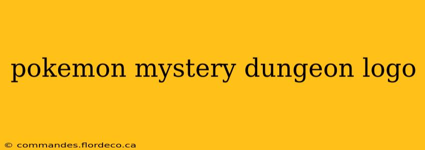 pokemon mystery dungeon logo