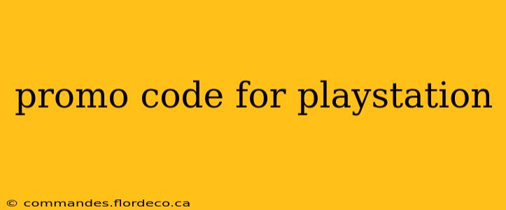 promo code for playstation