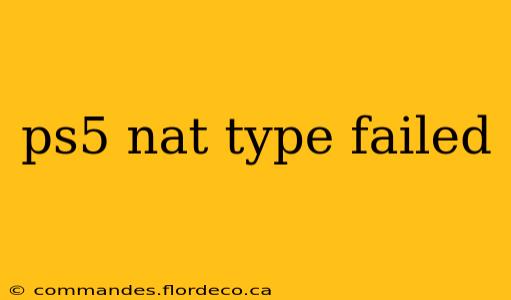 ps5 nat type failed