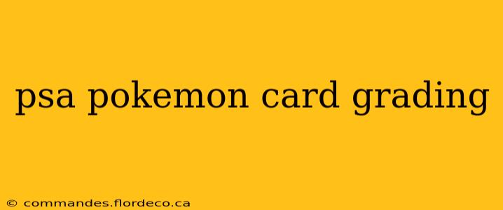 psa pokemon card grading