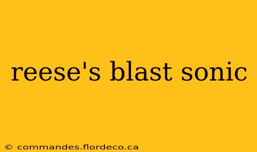 reese's blast sonic