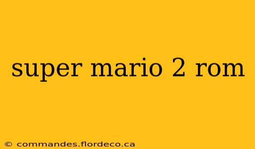 super mario 2 rom