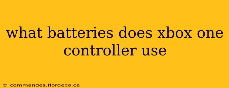 what batteries does xbox one controller use