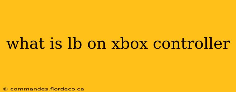 what is lb on xbox controller