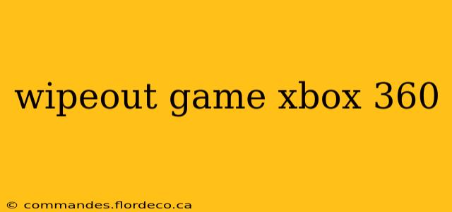 wipeout game xbox 360