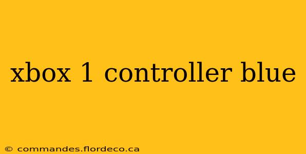 xbox 1 controller blue
