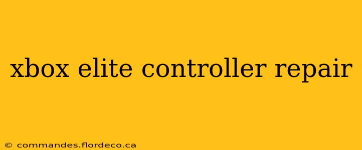 xbox elite controller repair
