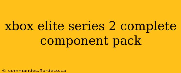 xbox elite series 2 complete component pack